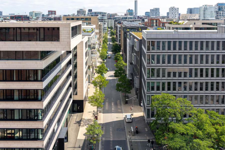 Residential building roofing